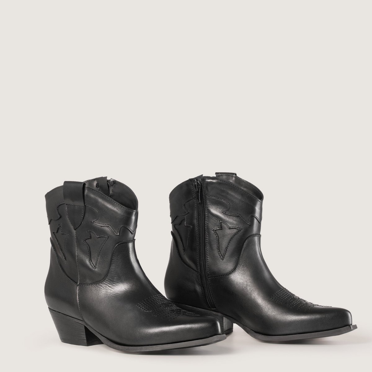 Botines texanos negros Vicky