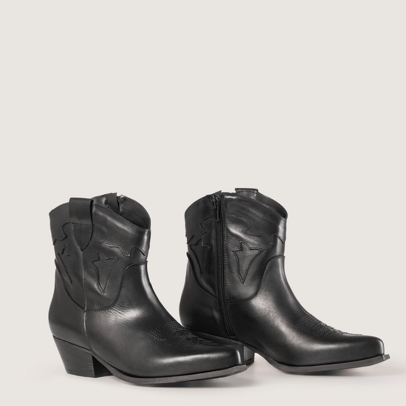 Botines texanos negros Vicky