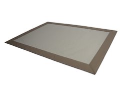 4 SET TABLE SETS DWU -TONE SYNTETYCZNY CÓŻ BRĄZOWY Z KED