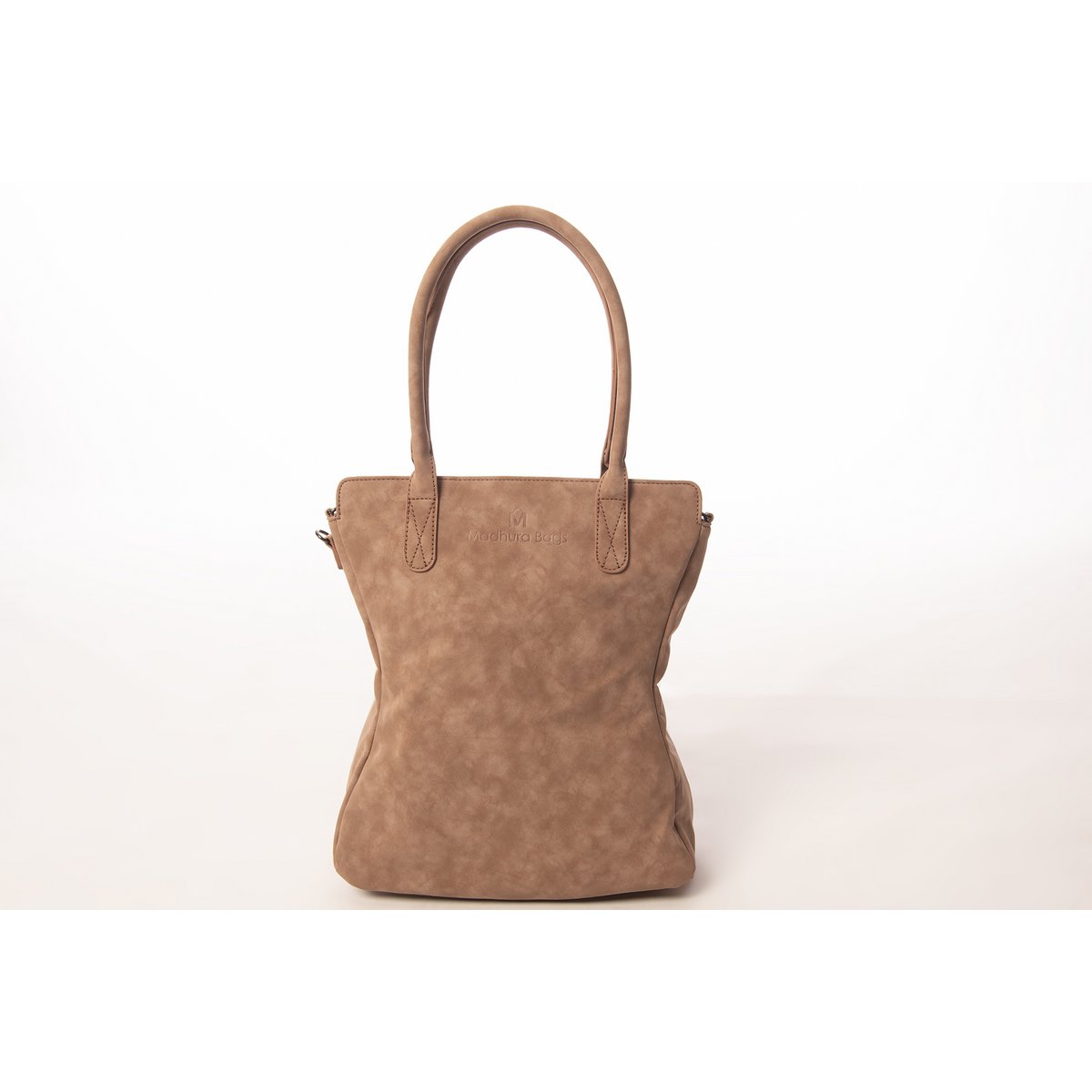 hand/shoulder bag dark brown curvy