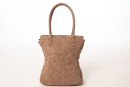hand/shoulder bag dark brown curvy