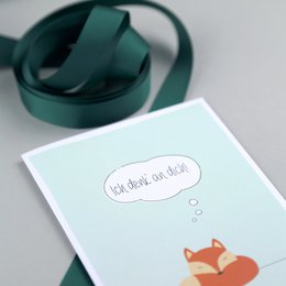 Glückwunschkarte Fuchs Hajo