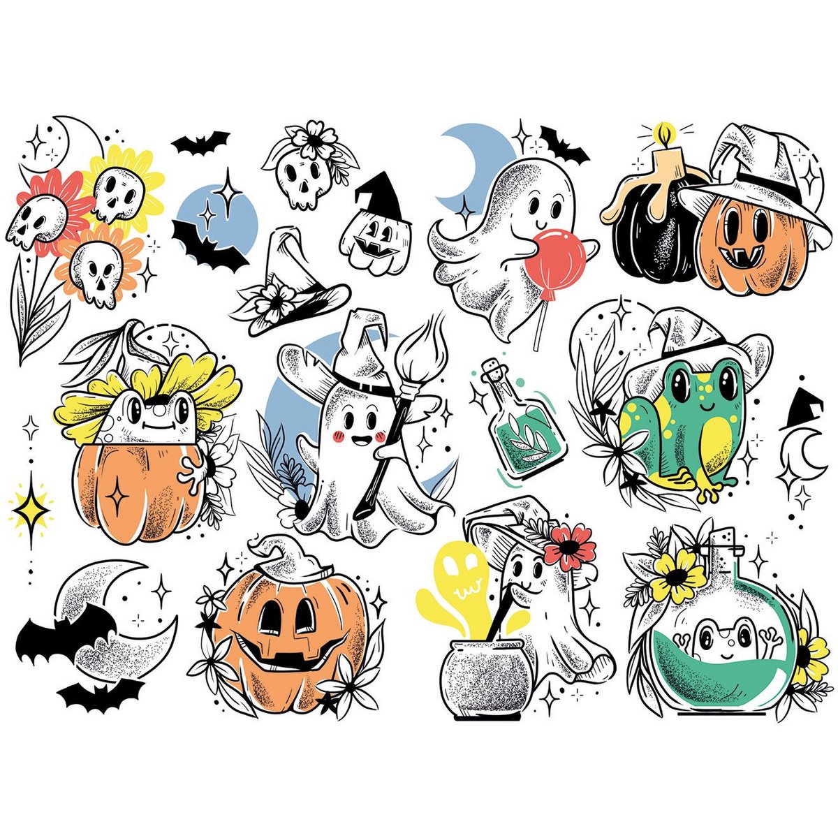 Tymczasowy tatuaż na Halloween: Mini Frousse
