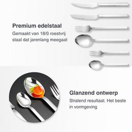 Luxe Bestekset Elegance - 6 Pers.