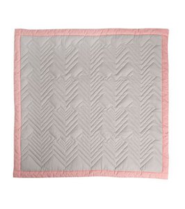 Playmat Quilted Grey/Pink