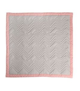 Playmat Quilted Grey/Pink