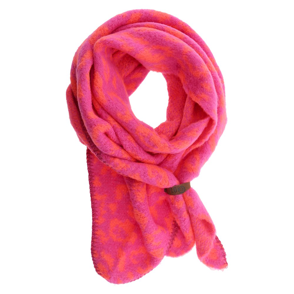 Schal Nina Leopard Fuchsia