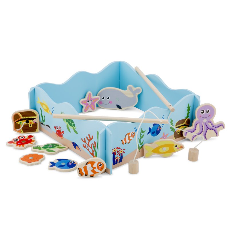 Wooden Magnetic Fishing Game