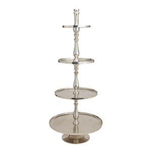 Taartplateau met 4 niveaus van metaal, 130 cm, 25/34/42/53 cm Ø