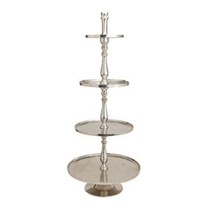 Taartplateau met 4 niveaus van metaal, 130 cm, 25/34/42/53 cm Ø