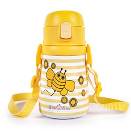 Milk&Moo Steel Kids Water Bottle Arı Vız Vız 360 ml