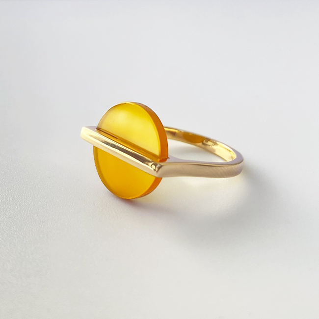 Calcédoine jaune 56 56