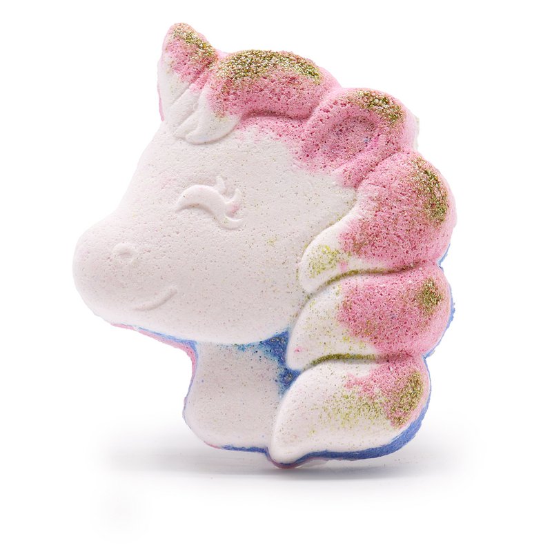 8x Einhorn-Badebombe 100g - Passionsfrucht
