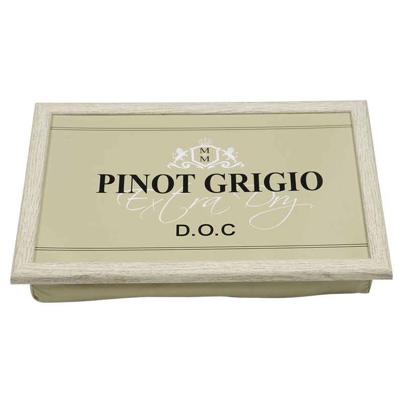 Schoßkissen Wein Pinot Grigio Beige 43cm