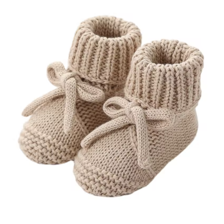 Gestrickte Babyschuhe | Babyschuhe | Chunky Baby Booties | Efeu und Soof