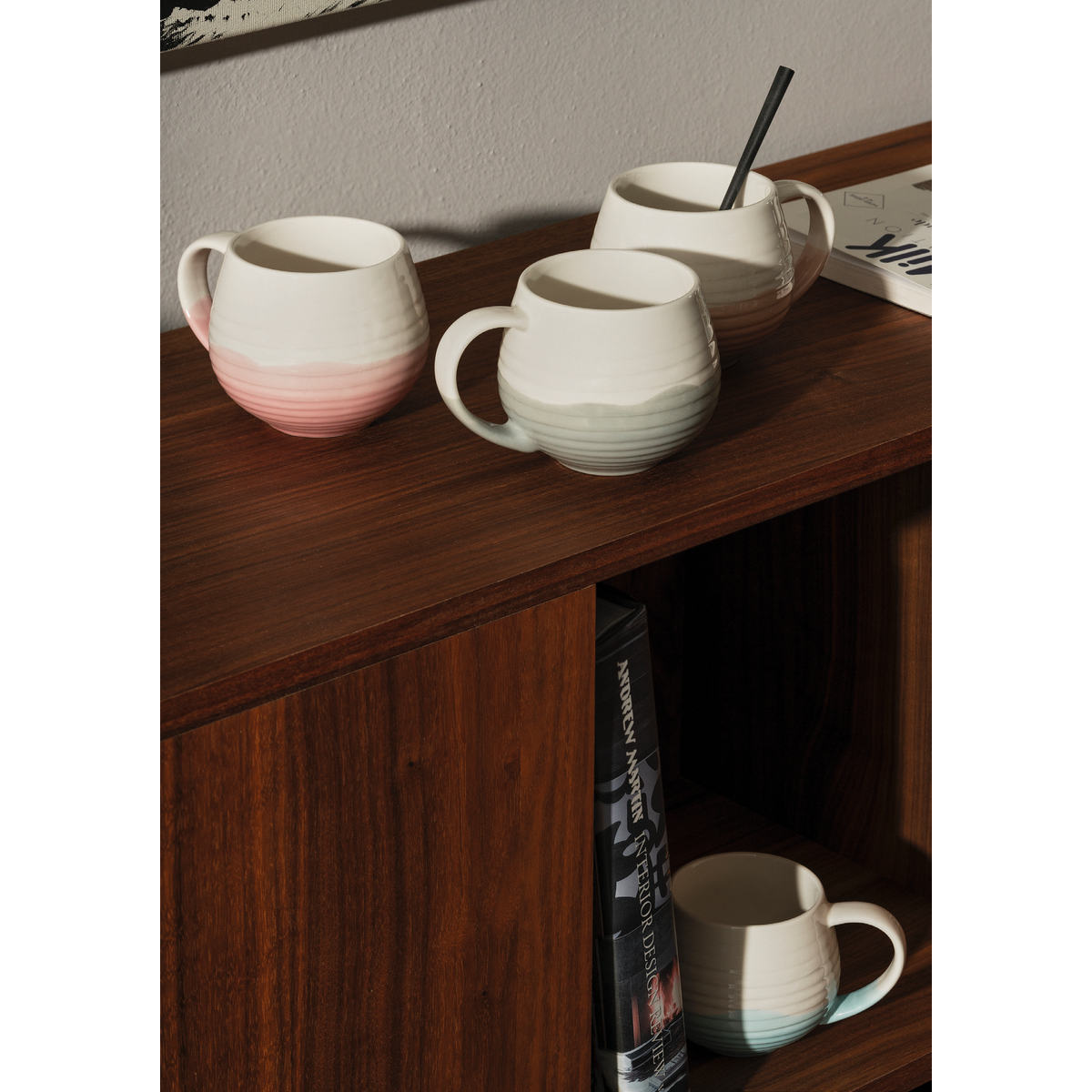 M&W ILLUSION Snug Mug 400ml, Aqua