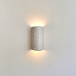 Ceramic wall lamp - Beige spotted brown