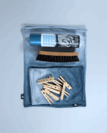 Nul afvalzakken stalen blauw