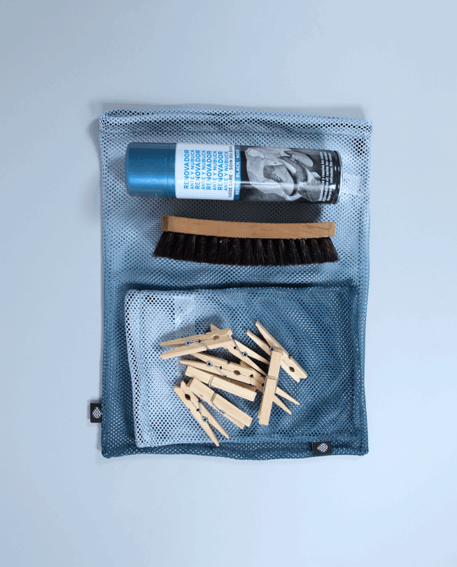 Nul afvalzakken stalen blauw