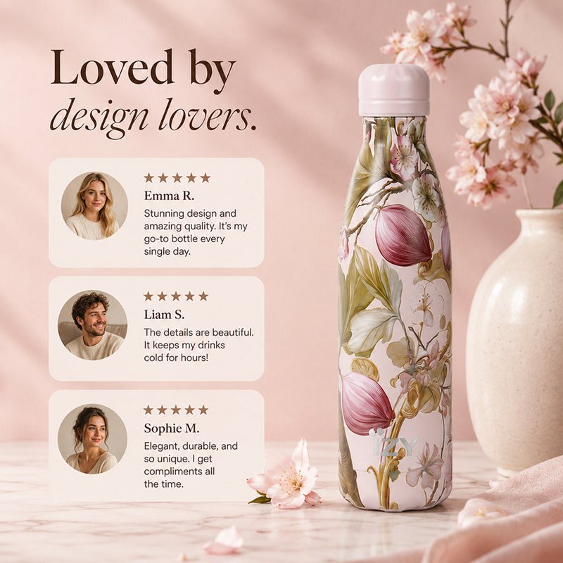 IZY Bottles - Fico Rosa - 500ML