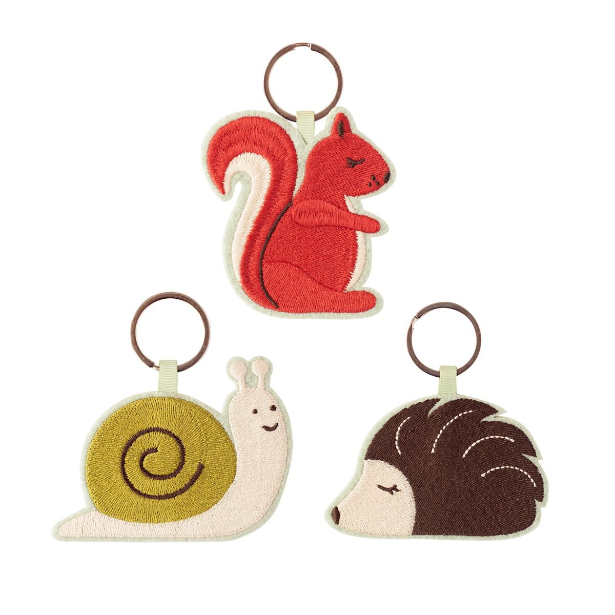 Sleutelhanger Bosdieren Assortiment 3 designs