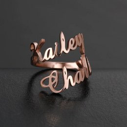 Bague prénom - bague prénom personnalisée
