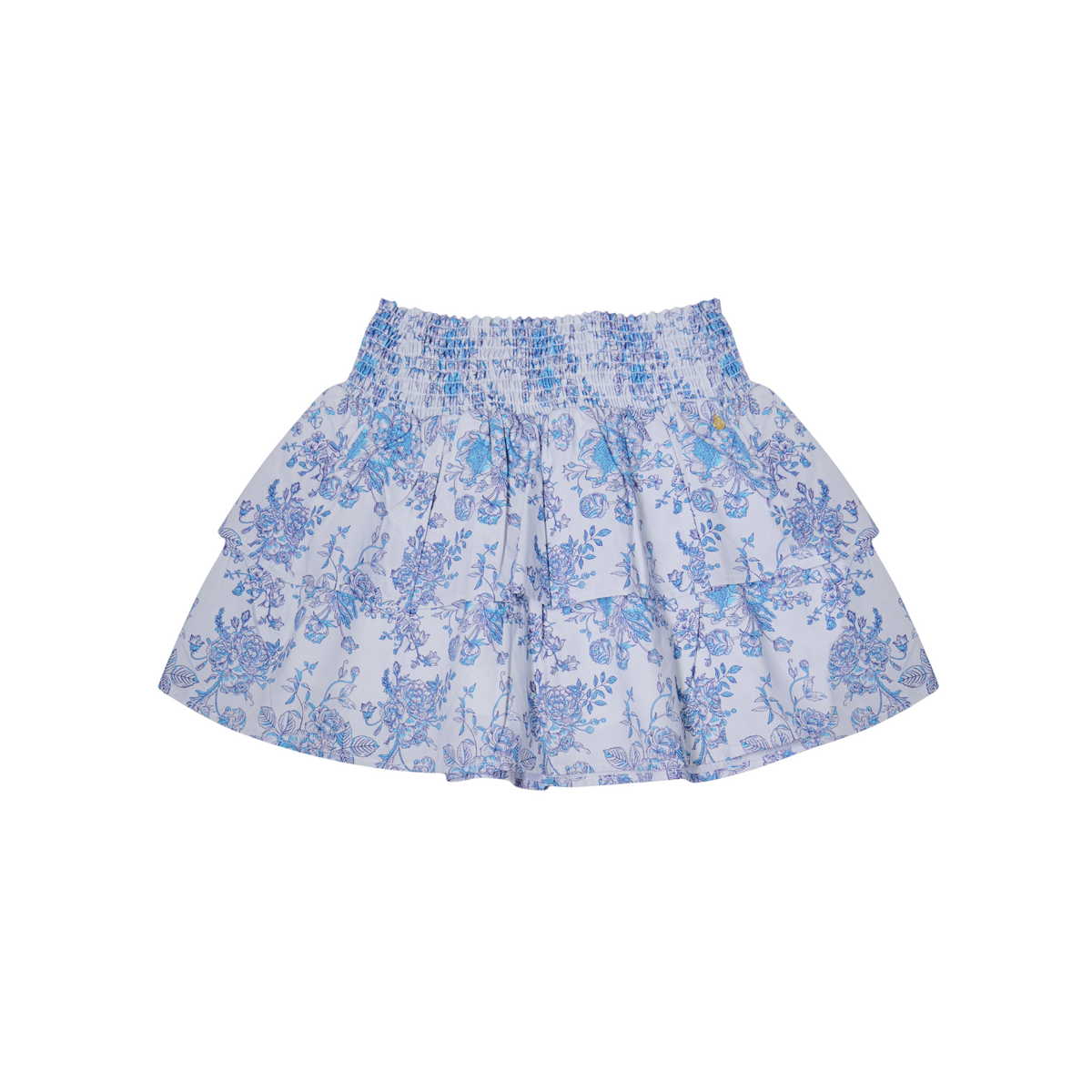 Jupe Fille "Mood Indigo" (Popeline Coton AOP)