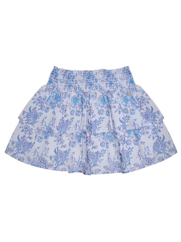 Jupe Fille "Mood Indigo" (Popeline Coton AOP)