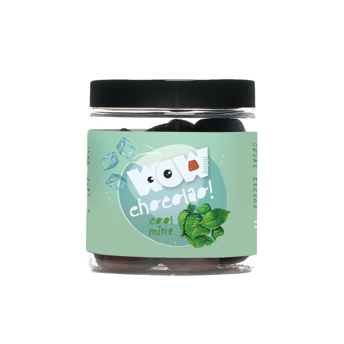 Kühle Minze – Schokoladentrüffel – 130-g-Glas