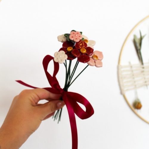 Glück Blumenstrauß in verschiedenen Farben