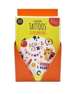 Toonbankdisplay kindertattoos terug naar school (20 stuks)