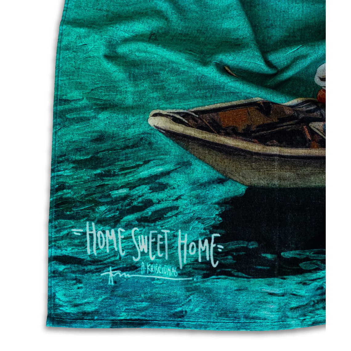 Beach towel Home Sweet Home - Algis Kriščiūnas