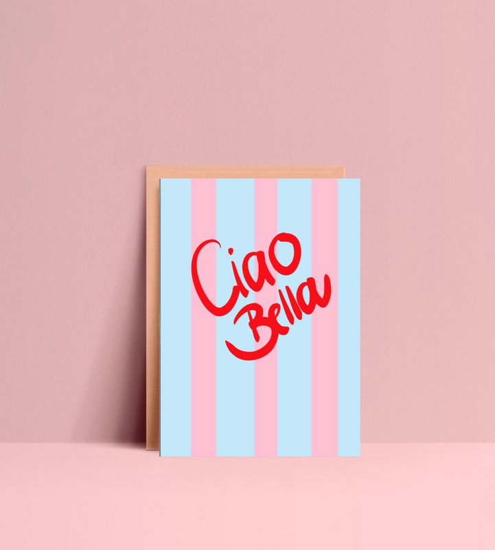 Ciao Bella Postkarte
