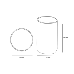 Drinking glasses set "Love" (set of 4)
