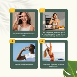 Capsule di curcuma 600 mg organiche - 80 Capsule