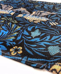 William Morris Moody Teal Avian Botanical Cushion Cover | WIM014