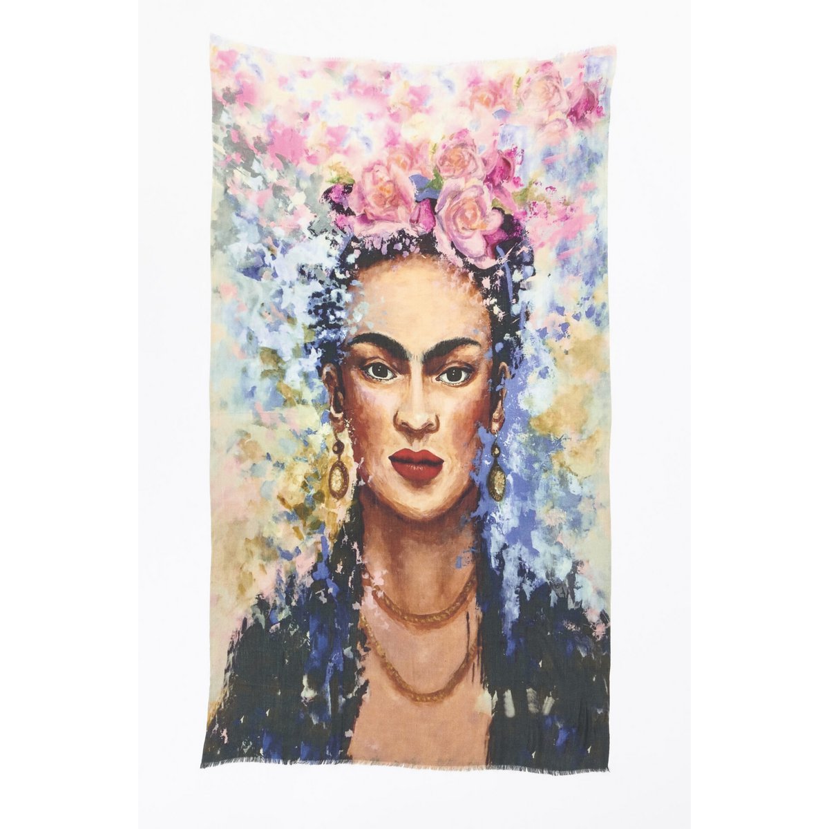 Schal Wolle/Seide – Otra Cosa – Frida Pink Roses – 4746