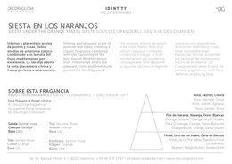 Scented candle | Citrus and floral fragrance of orange blossom fields | Siesta en los Naranjos | 220gr