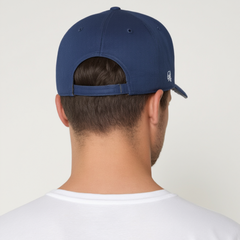 O.Leo Baseballkappe – Blau – Weißer Löwe – Unisex