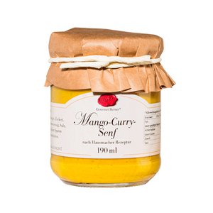 Mango curry mosterd in een glas 190ml, vegan