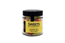 Sour Mix SWEETS by heidelbonbon, a jar of colorful bonbons in a variety of sour flavors.