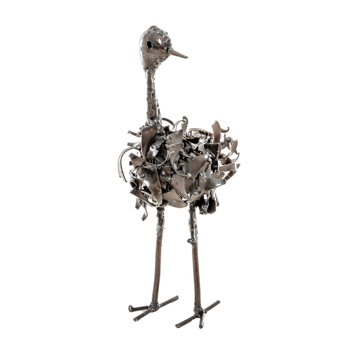 Zimba-Arts METAL COLOURFUL SMALL OSTRICH