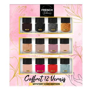 Box 12 nail polish 7 ml - French trend