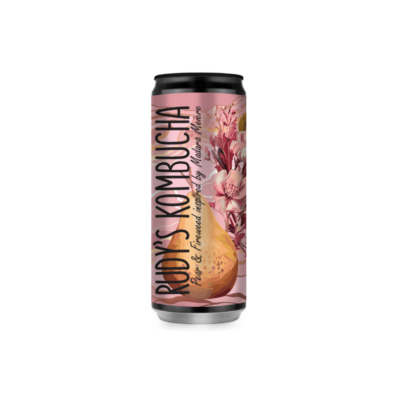Rudys Alive Pear Kombucha (24x330ml)