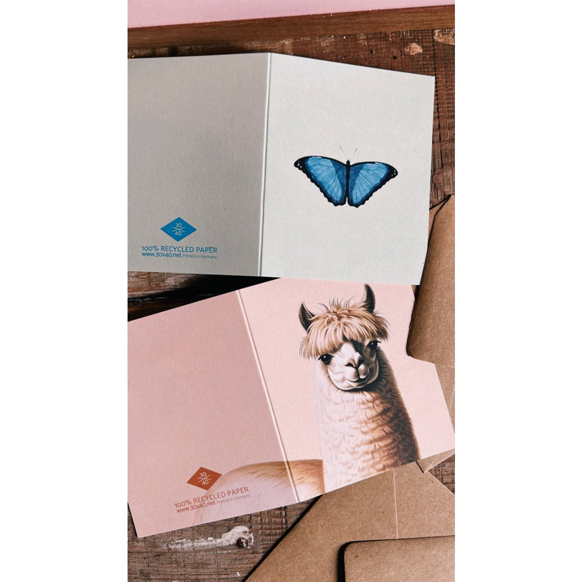 Mini greeting card Reflection