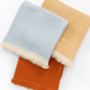 Katre Linen Blended Throw Blanket