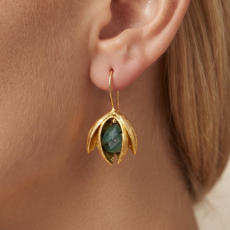 Earring Snowdrop Swing