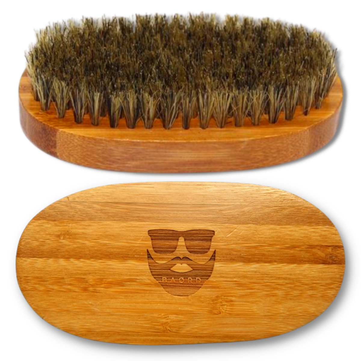 Cepillo para Barba - Madera de Bambú - Cerdas Veganas - Diseño Ergonómico - Para Hombres