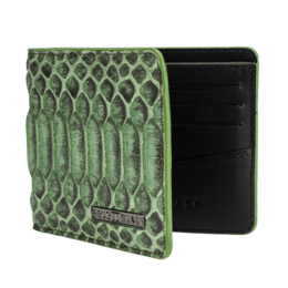 Wallet GM python leather green