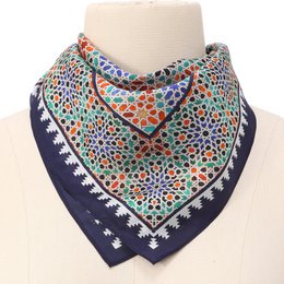 Square Scarf Blue Madiya